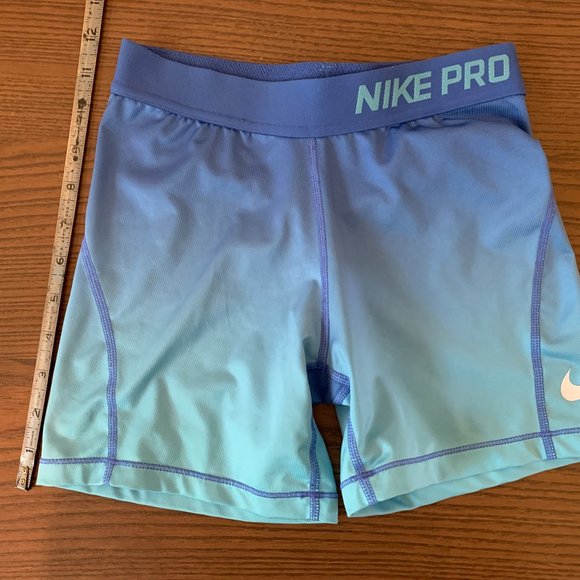 Girls Nike PRO Shorts L Multi-color - Picture 4 of 5